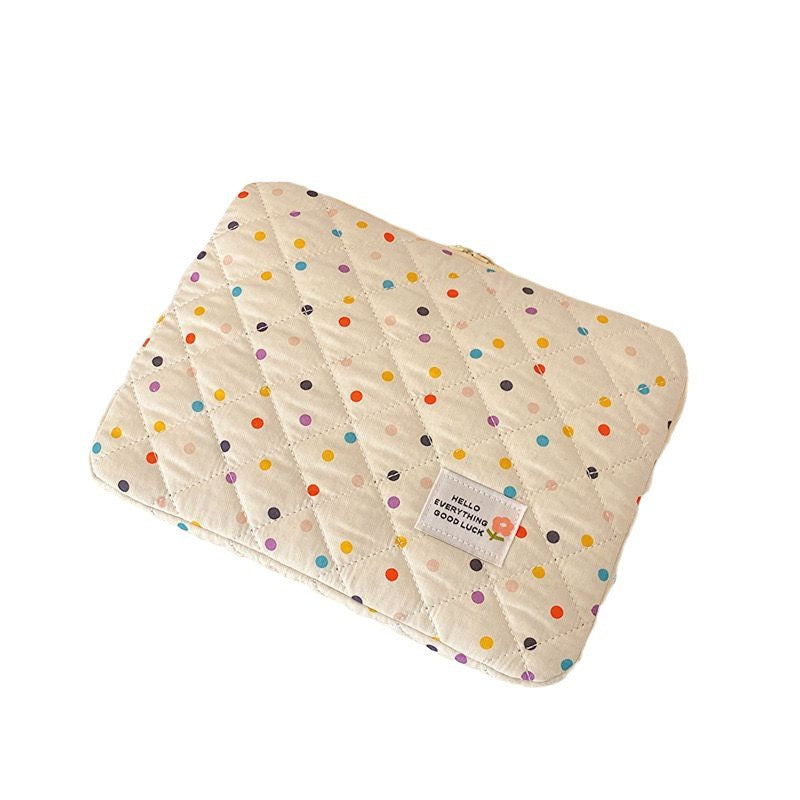 Women's Color Polka Dot Storage Portable Down Bags