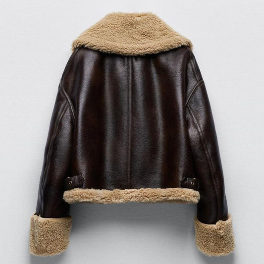 Women's New Winter Artificial Fur Effect Coats