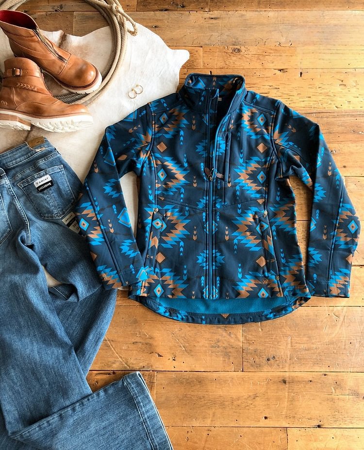 Women's Trends Slim Denim Stand-up Collar High-grade Jackets