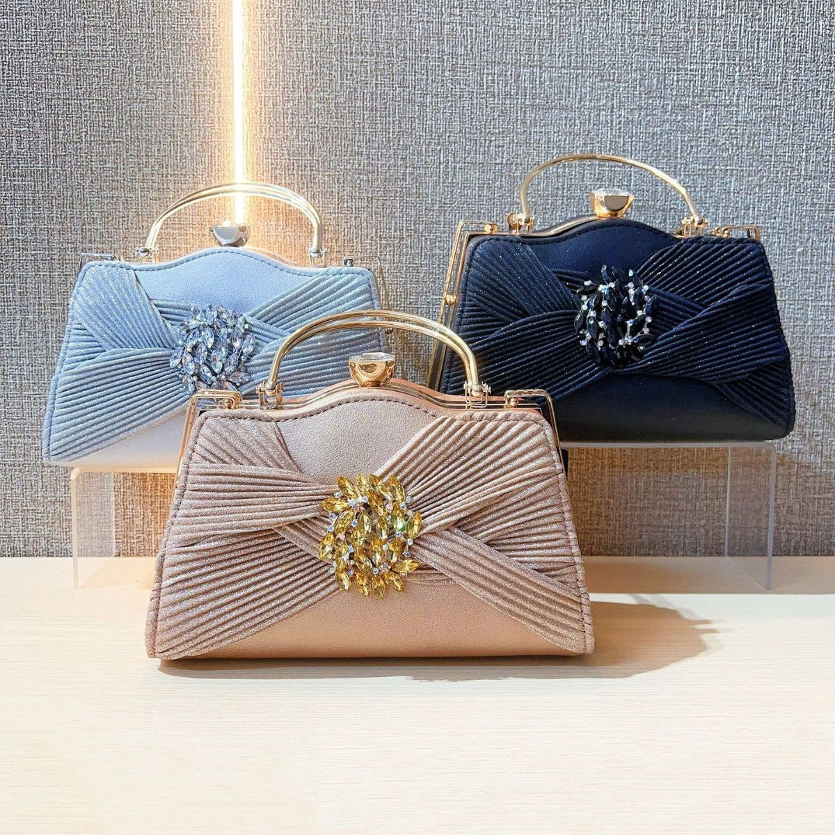 Women's Large Capacity Rhinestone High Sense Dinner Evening Bags