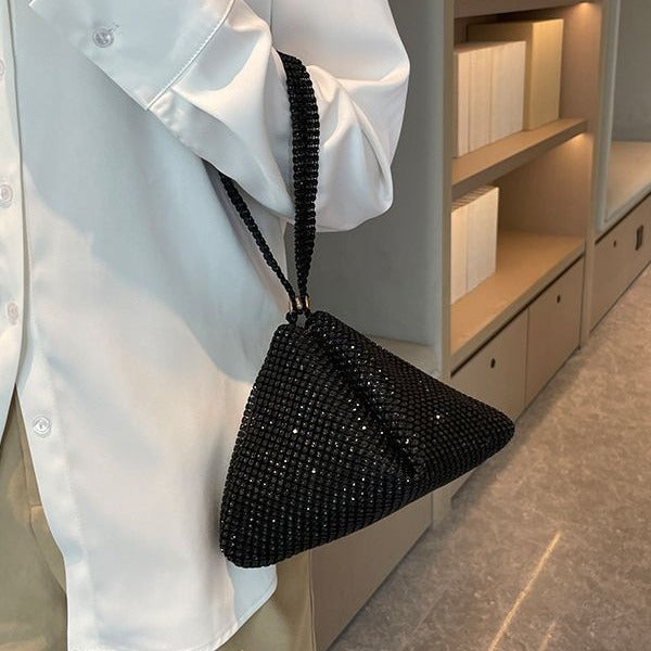 Women's Underarm Simple Fashion Clutch Color Rhinestone Evening Bags