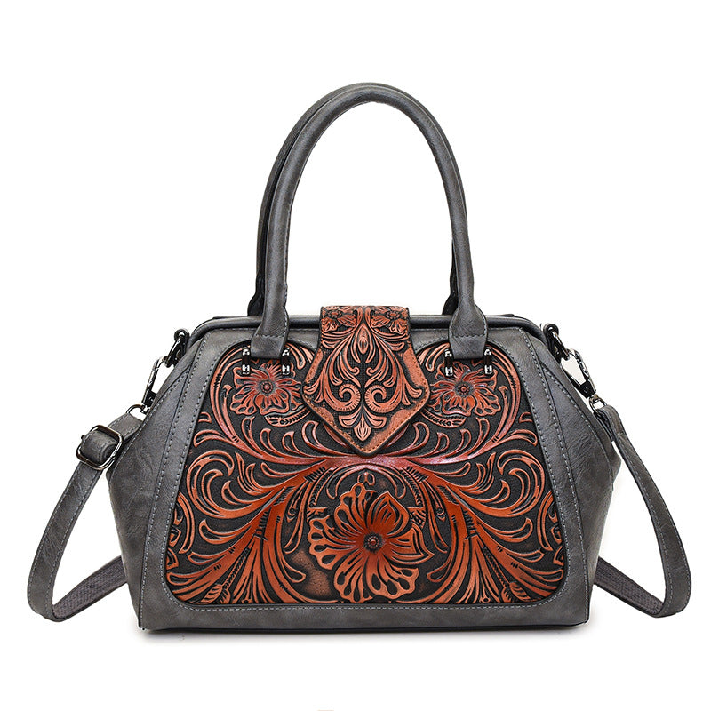 Trendy Women's Retro Simple Large Capacity Handbags