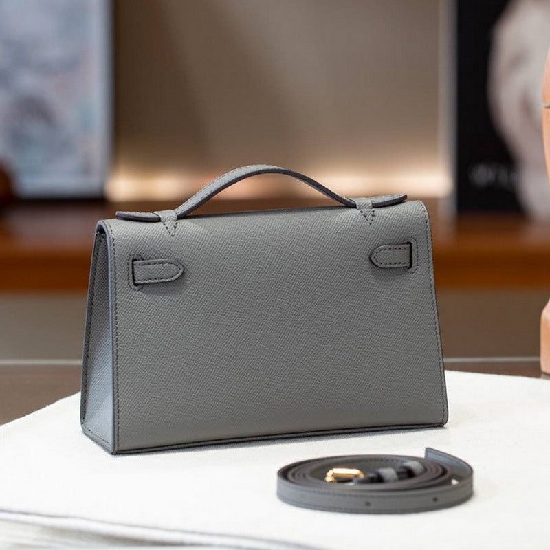 Women's Palm Print Cowhide Mini Generation Kelly Fashion Bags