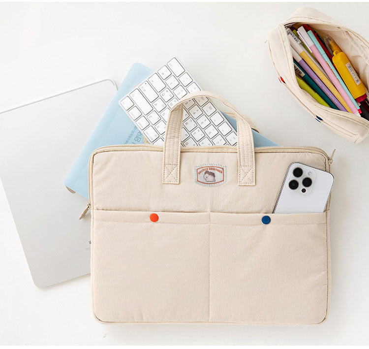 New Beautiful Female Portable Inch Keyboard Laptop Bags