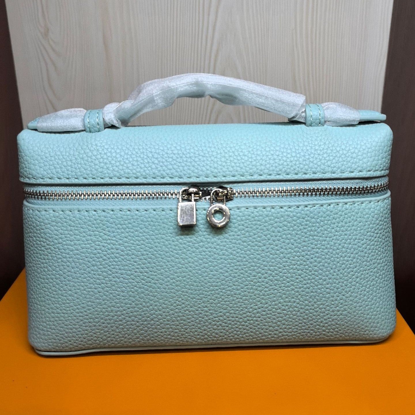 Lunch Box Female Original Label Lychee Pattern Small Square Bags