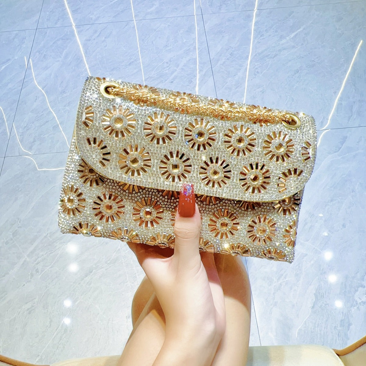 Women's Chain Underarm Fashion Trend Single Full Bags