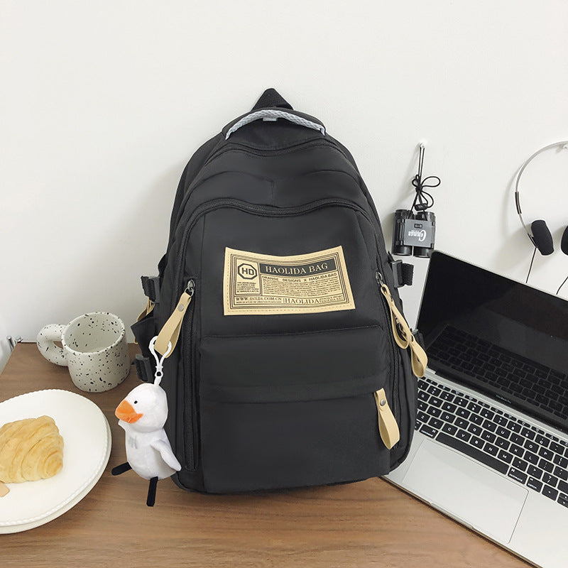 Female Simple Computer Male High Junior Middle School Students' Schoolbags