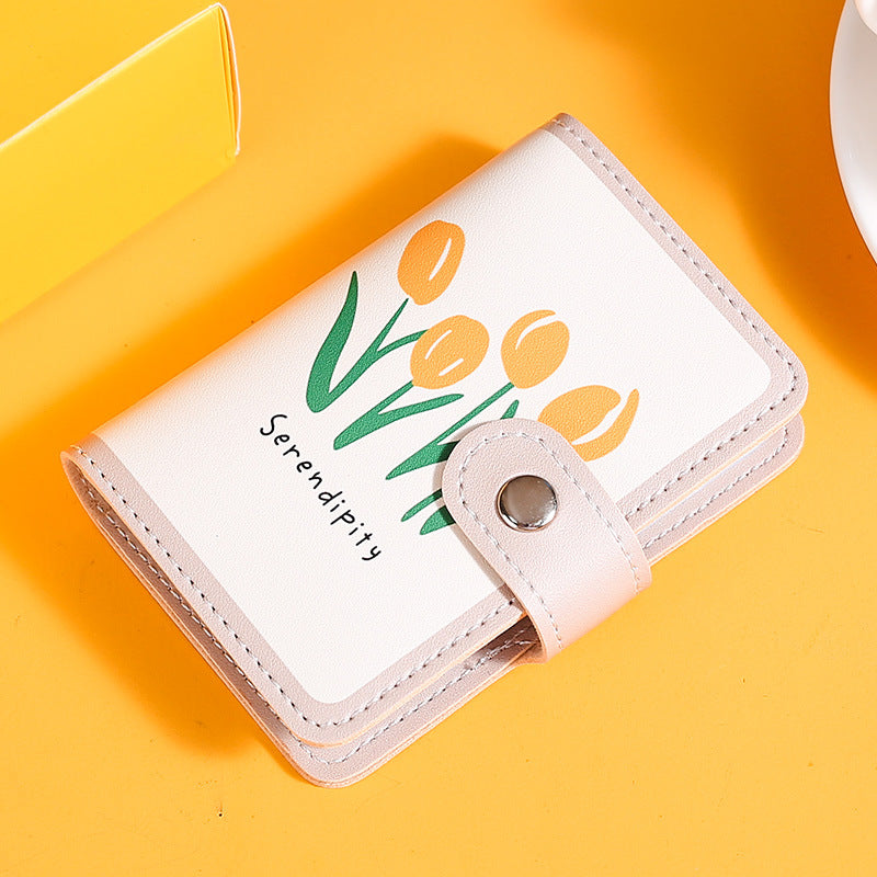 Women's Summer Fresh Driving License Large Capacity Card Holder