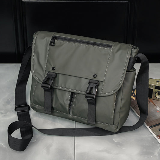 Men's Waterproof Oxford Cloth Retro Korean Fashion Men's Shoulder Bags