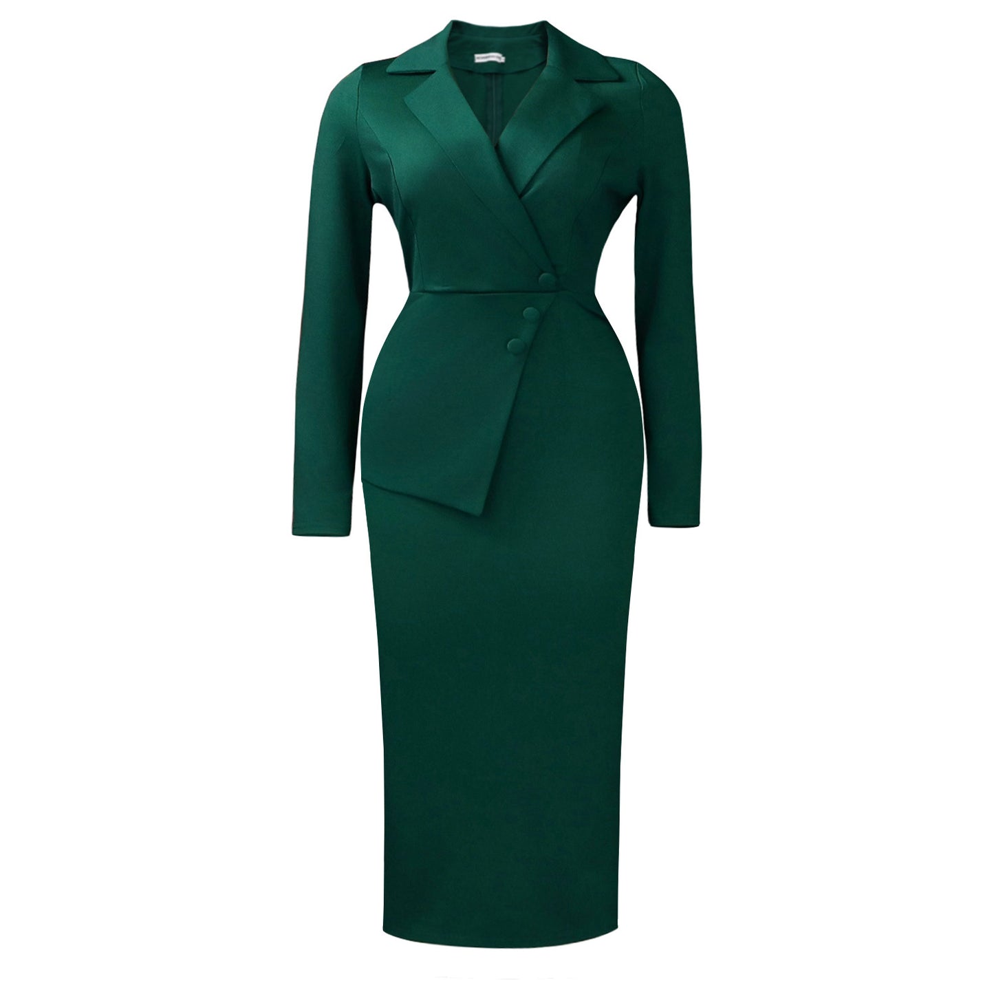 Women's Spring Fashionable Elegant Commuter Stretch Collar High Waist Suits