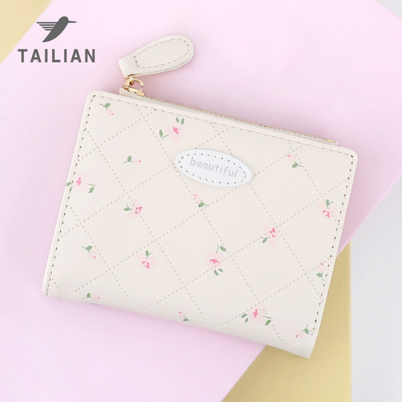 Colorful World Light Color High Texture Ladies Wallets