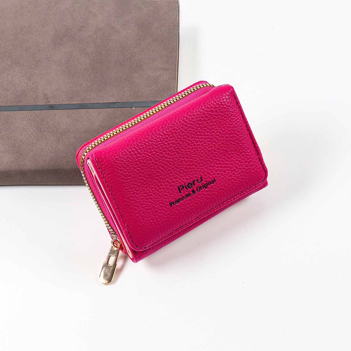 Women's Short Korean Zipper Simple Multifunctional Ladies Wallets