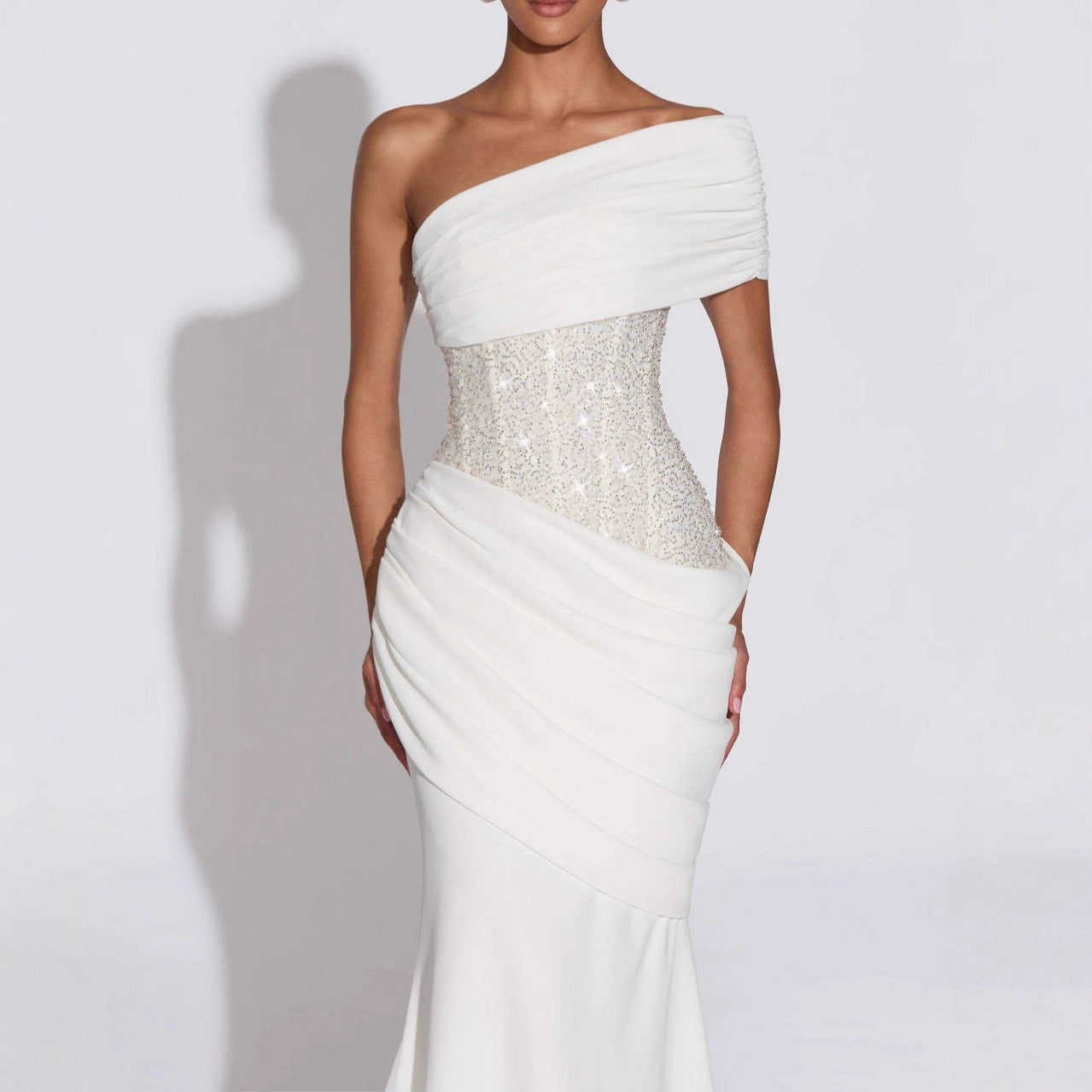 Women's Spring Solid Color Elegant Backless Sleeveless Dresses