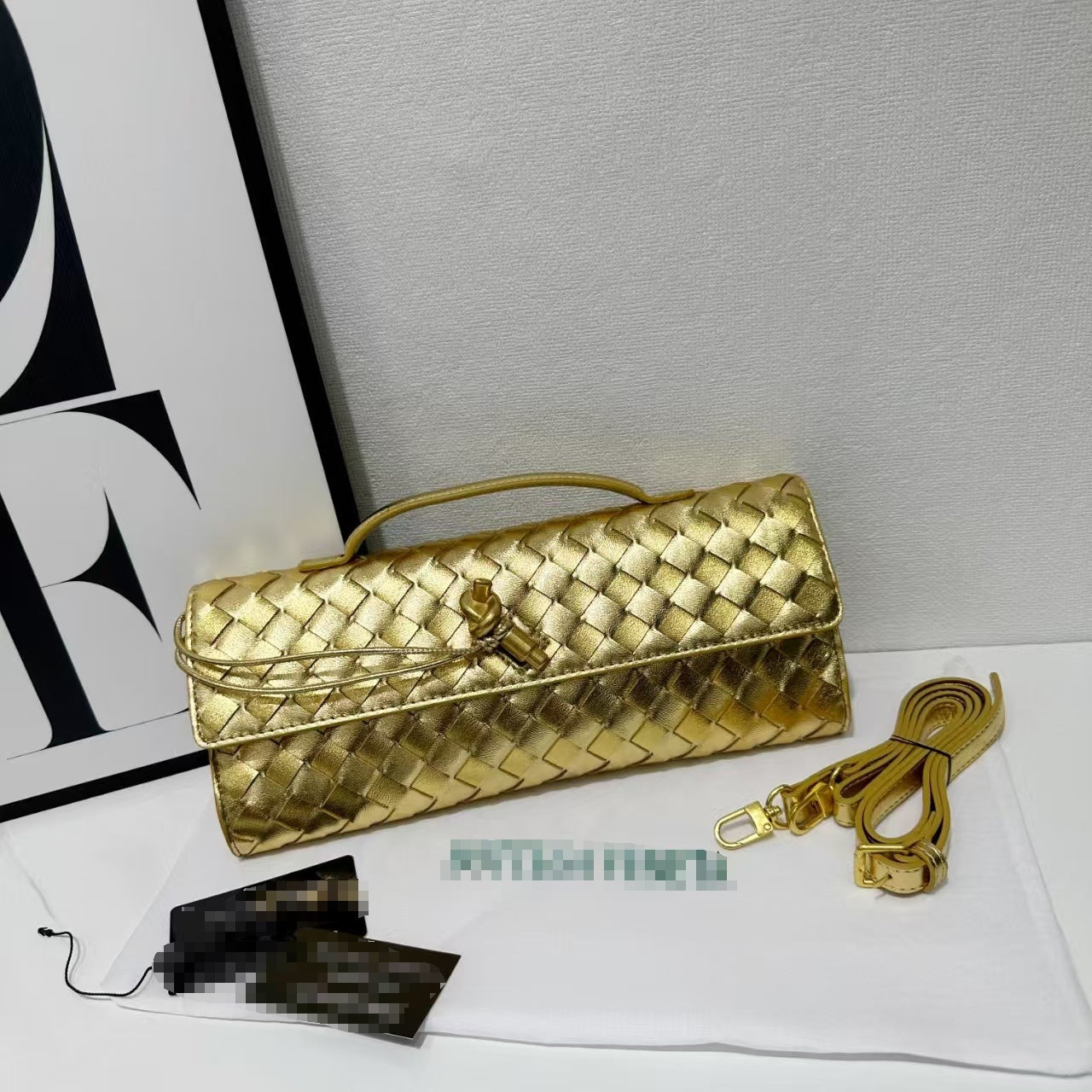 Women's Baguette Fashion Exquisite Horizontal Hand Holding Evening Bags