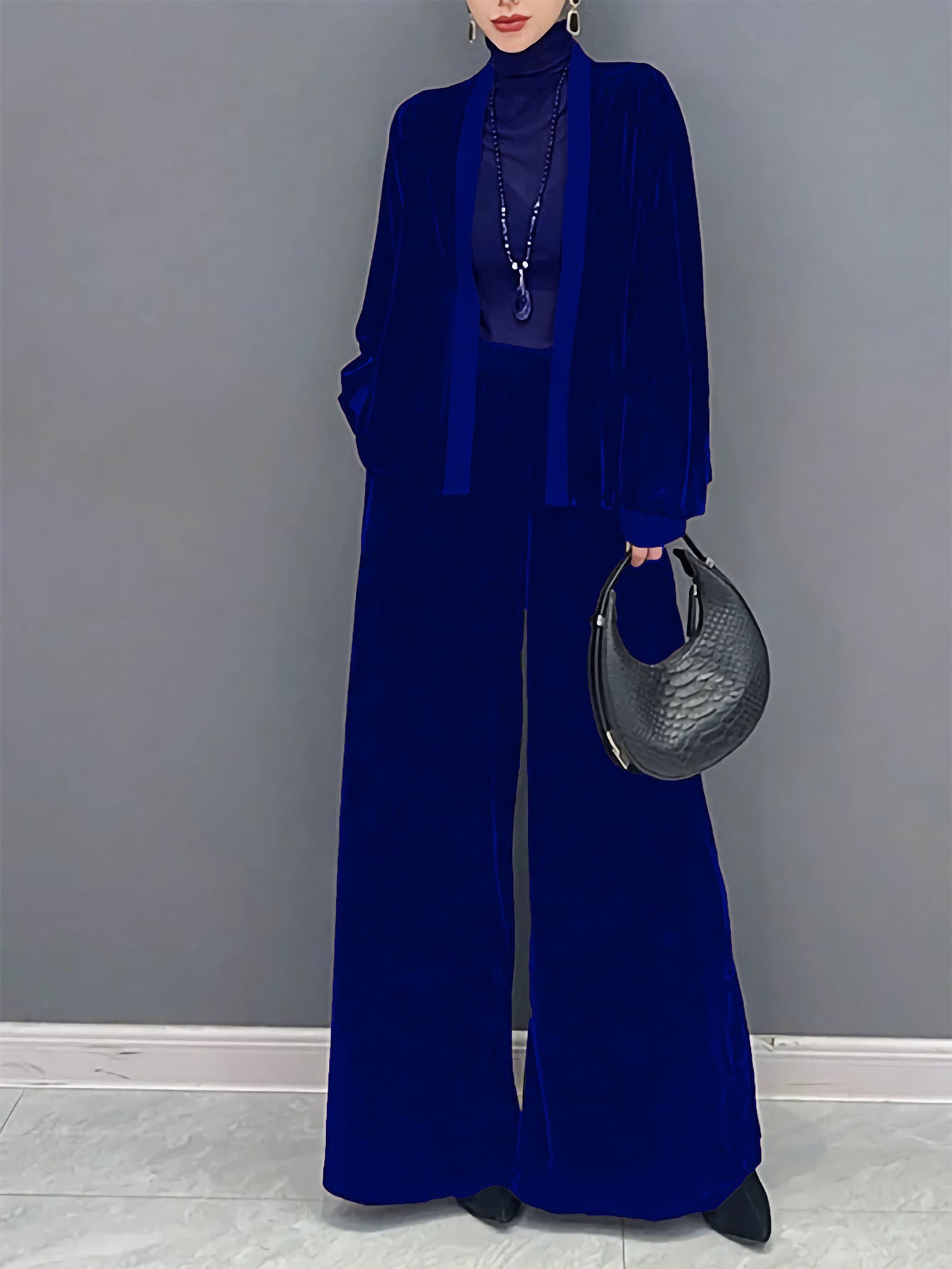 Women's Veet Elegant Capable Simple Loose Long-sleeved Suits