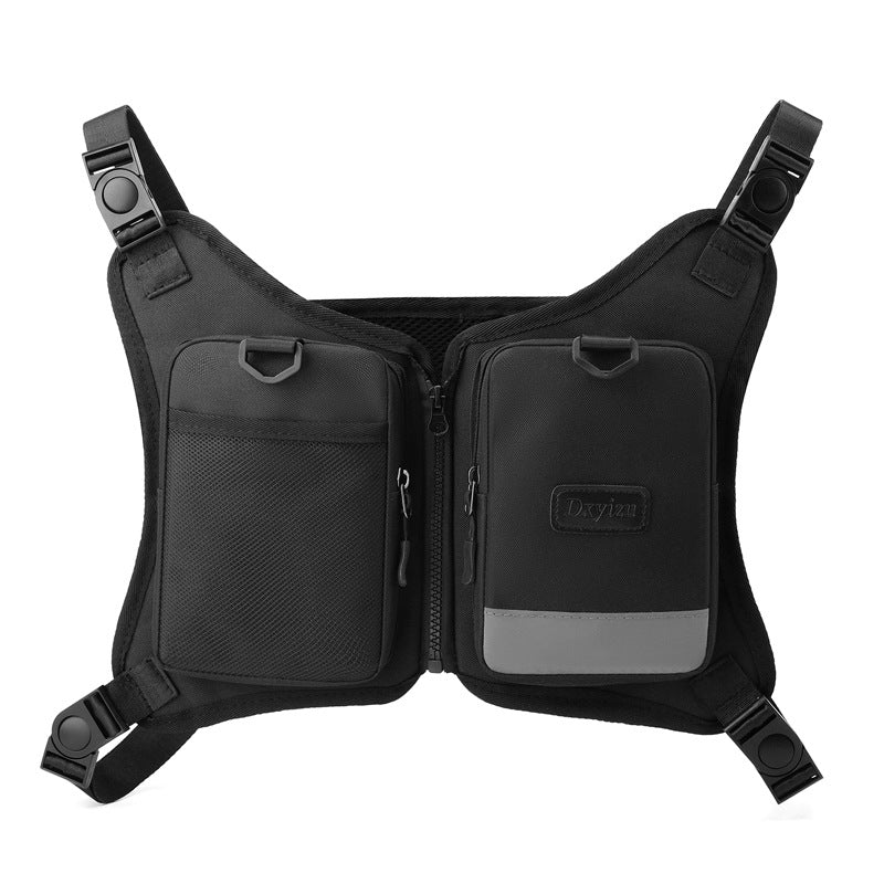 Women's & Men's & Oxford Cloth Camouflage Night Running Street Men's Chest Bags