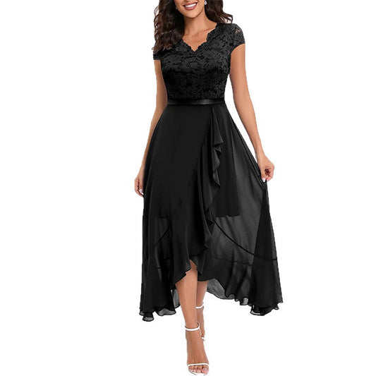 Party Dress Sleeveless Lace Mesh Large Dresses