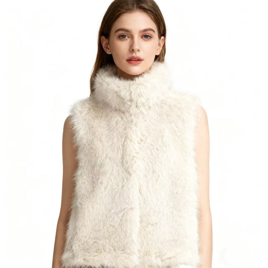 Stylish Trendy Wild Artificial Fur Effect Vests