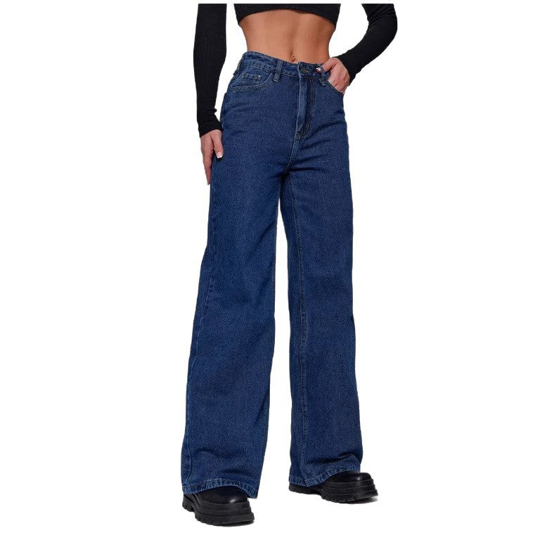 Women's Glamorous Unique Russian Wide Leg Jeans