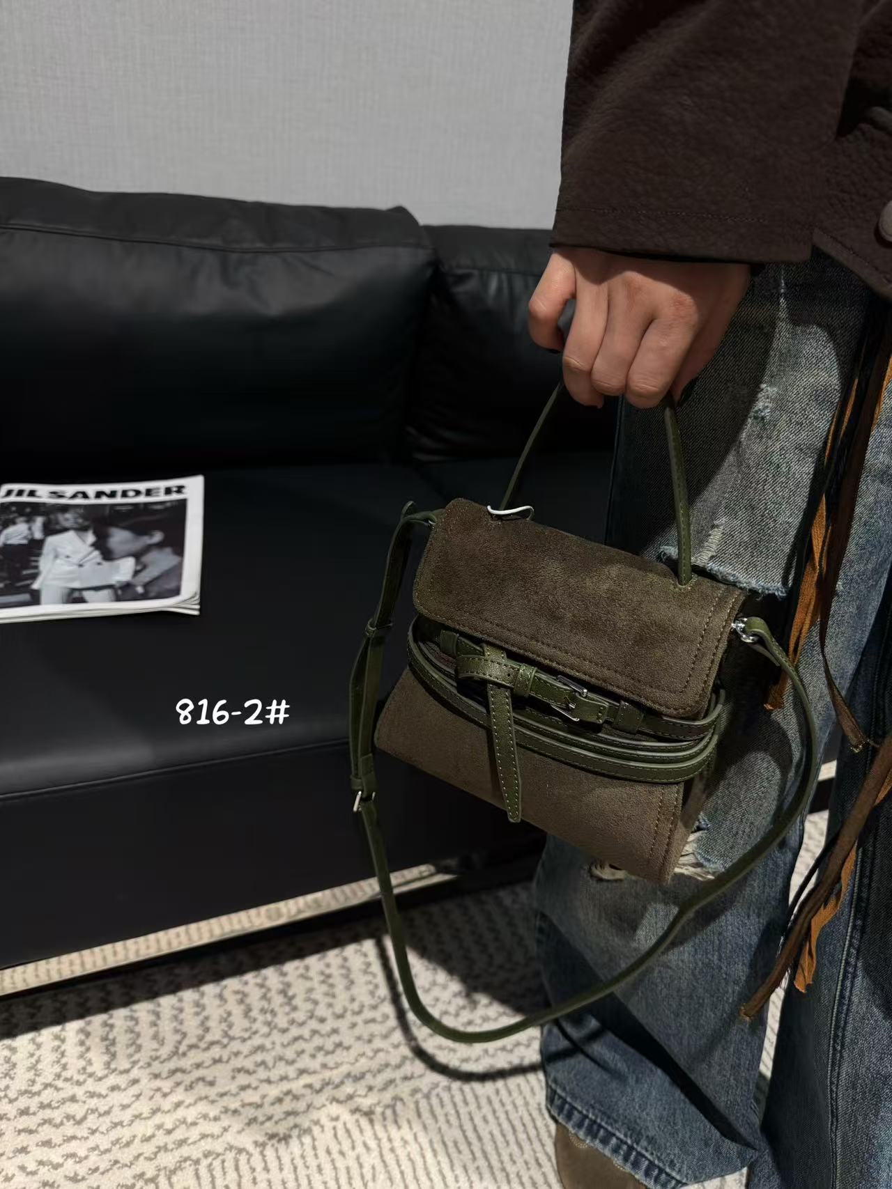 Women's High-grade Retro Suede Portable Fashion Crossbody Bags