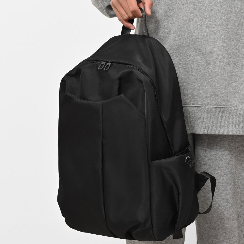 Women's & Men's & Large Capacity Solid Color College Middle School Students' Schoolbags