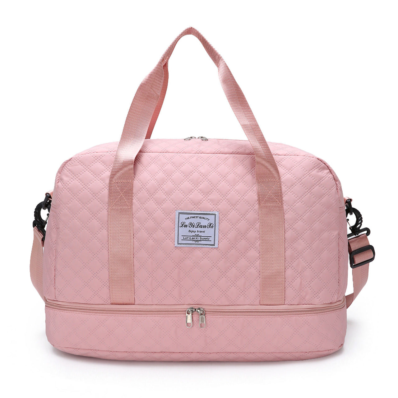 Style Rhombus Fashion Short-distance Portable Large Capacity Gym Bags