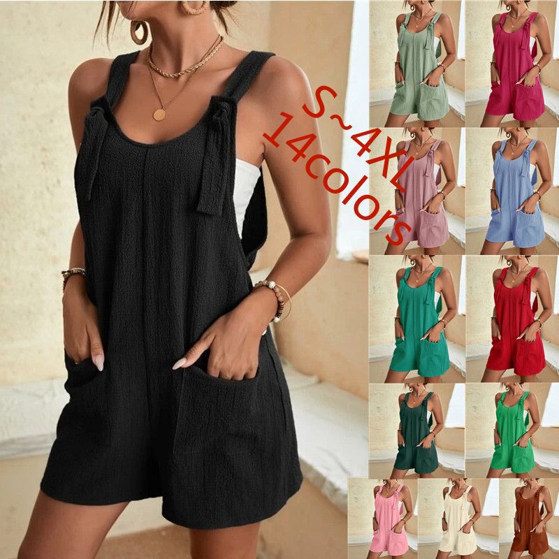 Women's Summer Casual Fashion Suspenders Suspender Women's Jumpsuit/clothing