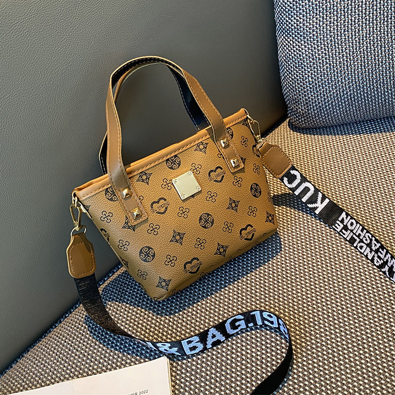 Women's Fashion Pretty Classic Printed Portable Shoulder Bags