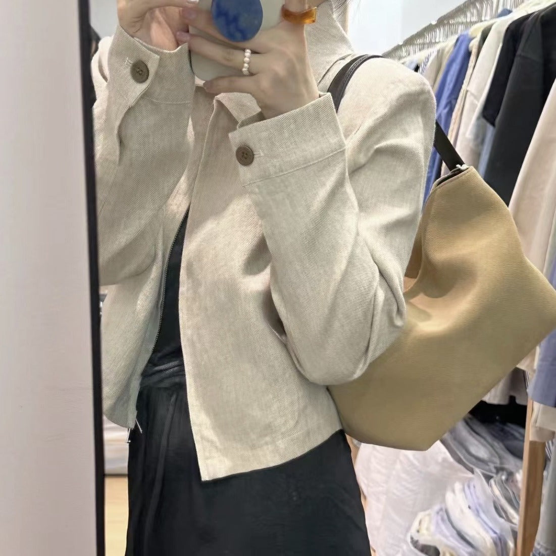 Women's Style Vintage Suede Surface Minority Underarm Armpit Bags