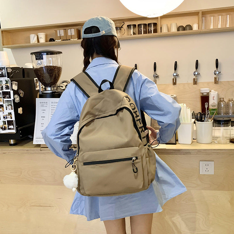 Style Female Junior Large Capacity Campus Middle School Students' Schoolbags