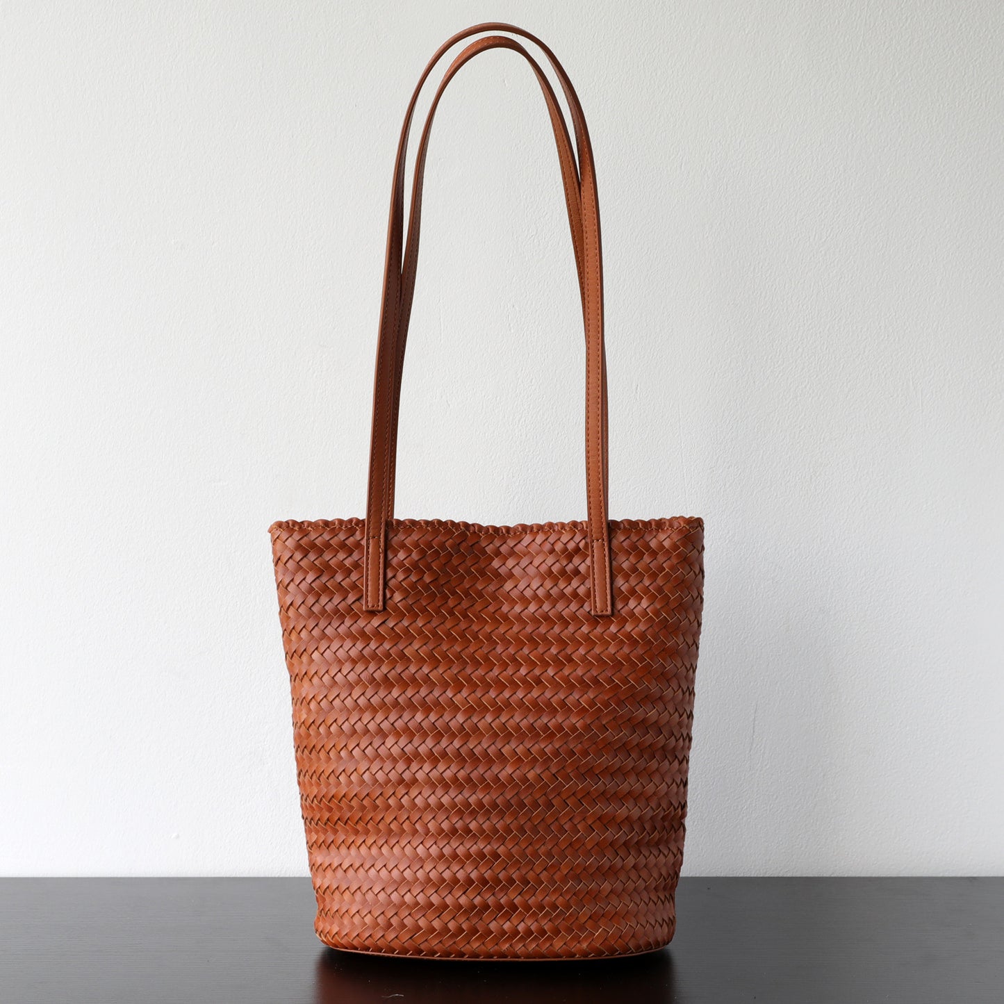 Layer Vegetable Tanning Leather Hand-woven Underarm Armpit Bags