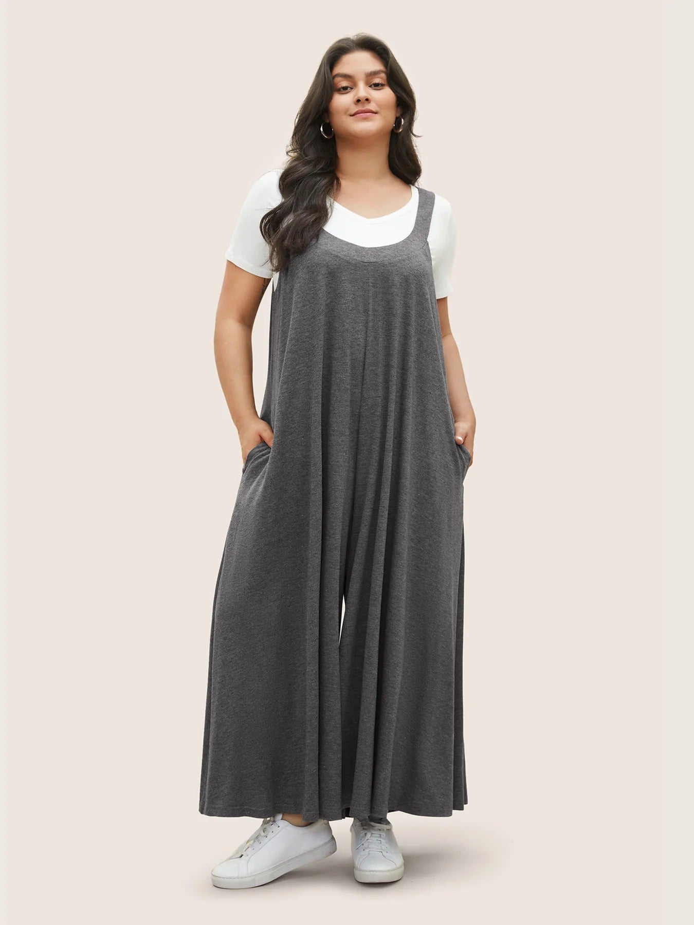 Attractive Popular Women's Loose Casual Culottes Jumpsuits