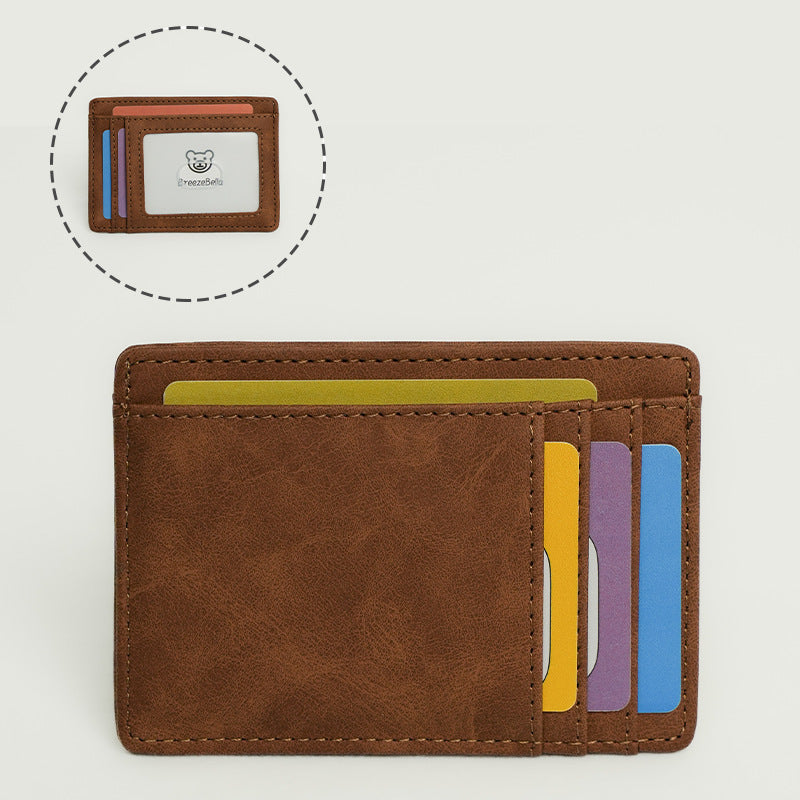 Vintage Neutral Credit Fashion Light Multiple Card Holder