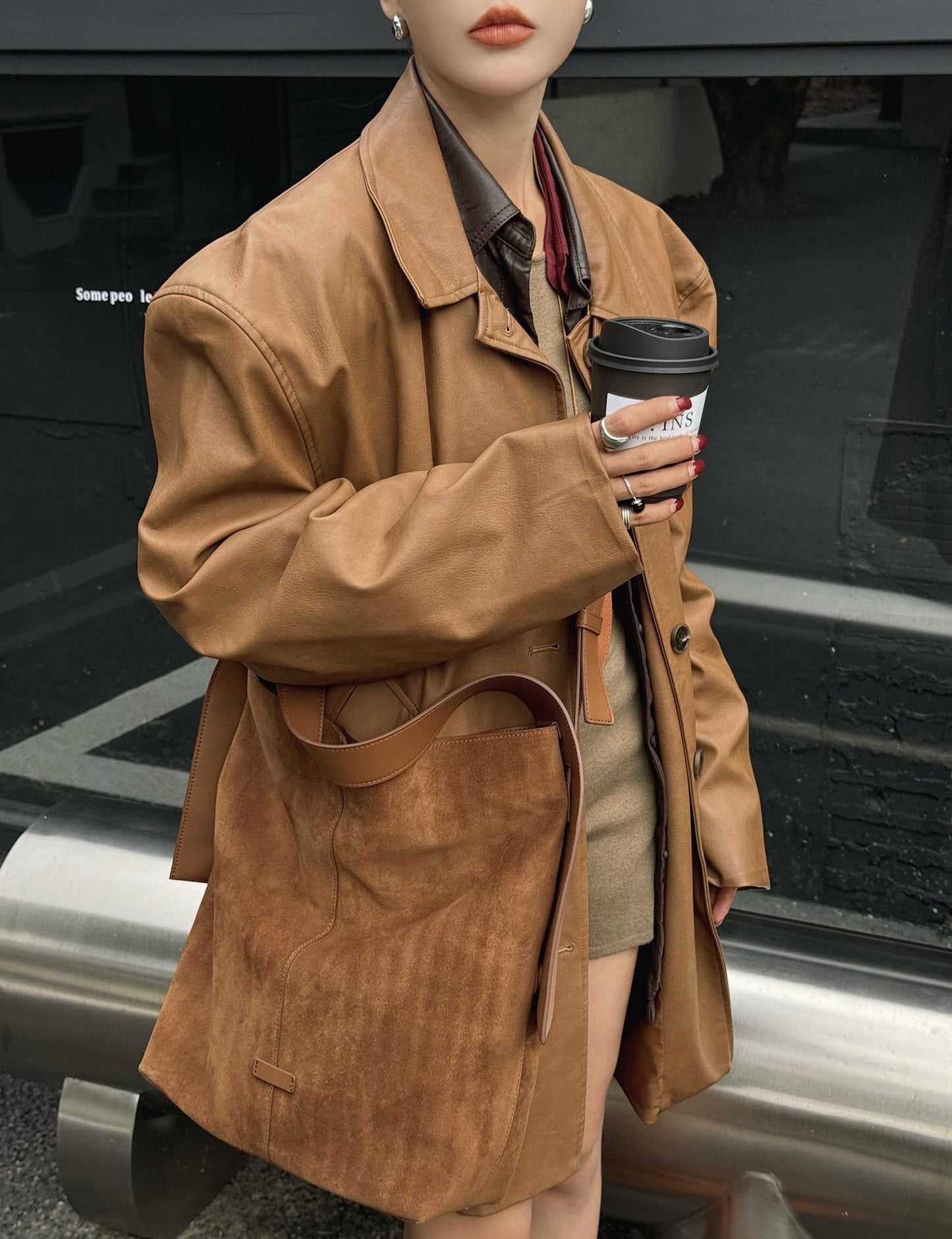 Are Niche Suede Large Ear Hanging Super Soft Tote Bags