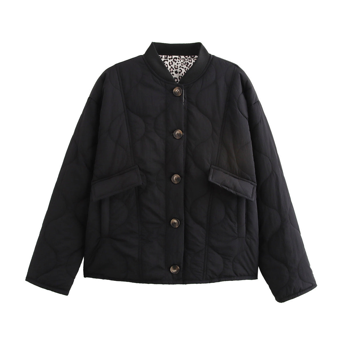 Women's Street Fashion Casual Quilted Cotton Coats