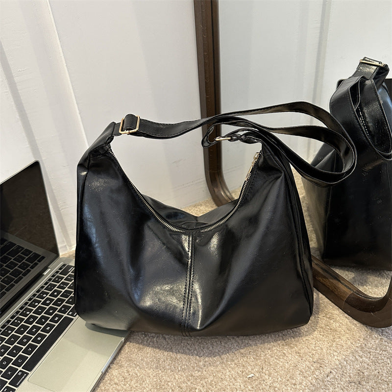Women's Minority Simple Underarm Large Capacity Fashion Tote Bags