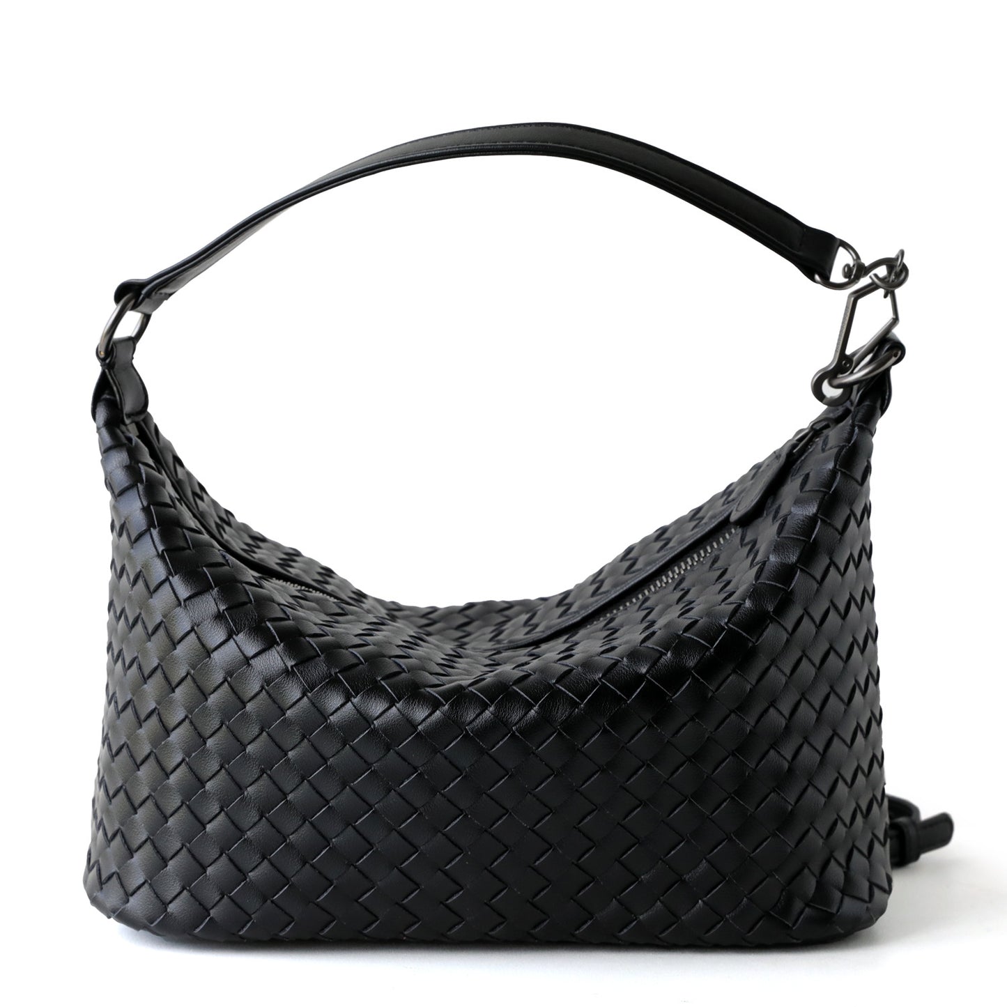 Unique Niche Cowhide Hand-woven Dumpling Hand Bags