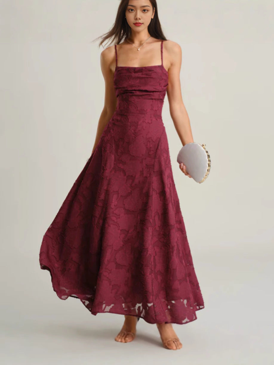 Women's Fashion Hot Style Wine Red Sexy Dresses