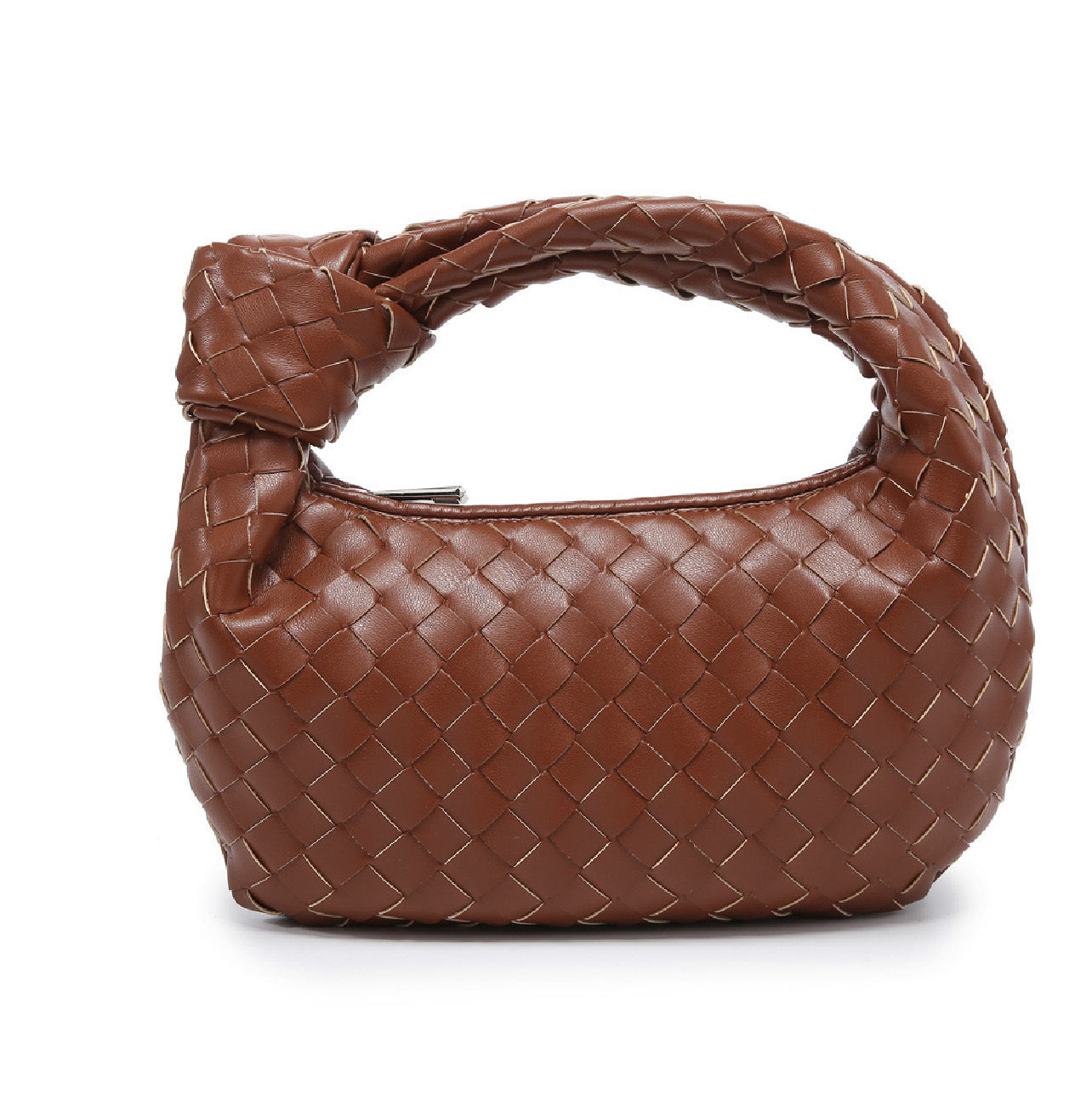 Woven Popular Horn Knotted Portable Underarm Handbags