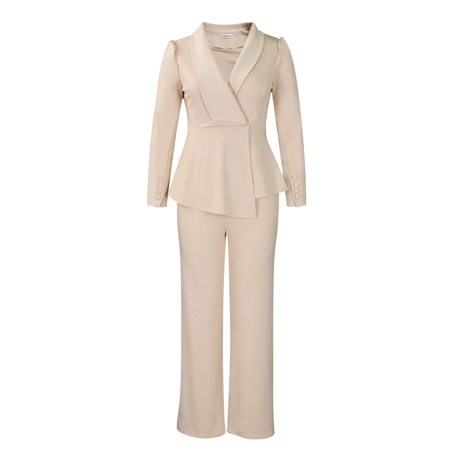 Women's Classic Fashionable Elegant Ruffled Long-sleeved Suits