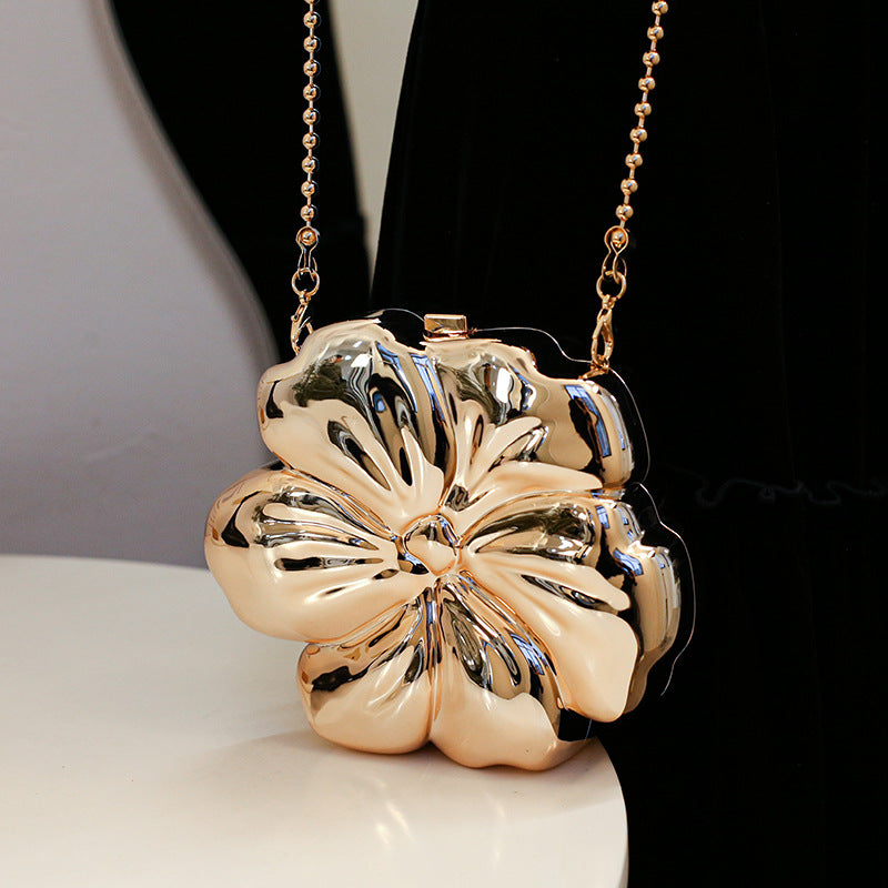 Flower Mirror Plating Fresh Sweet Beautiful Bags