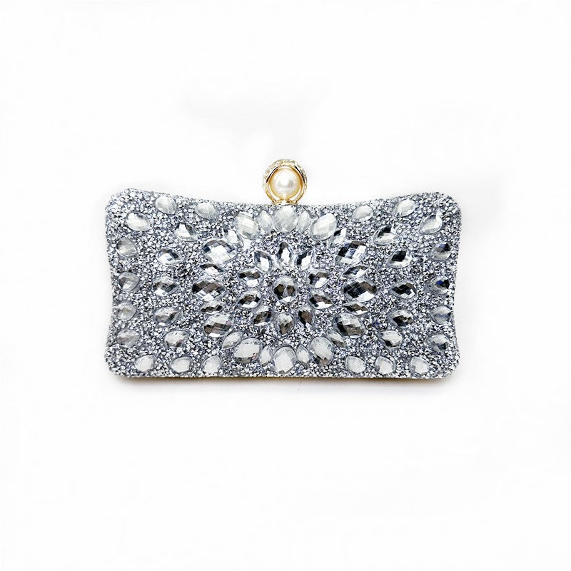 Rhinestone Shiny Dinner Diamond Banquet Clutch Evening Bags