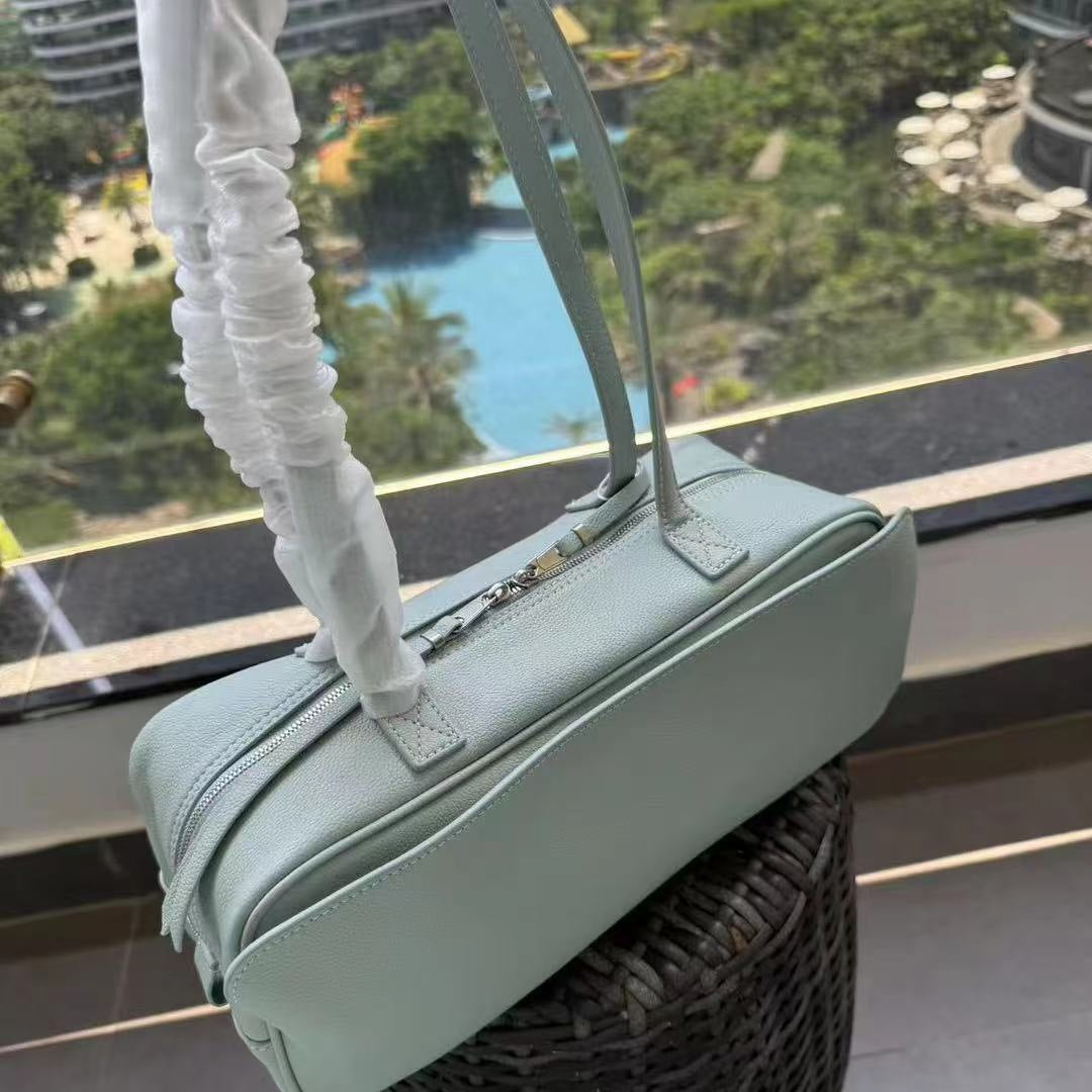 Women's Underarm Genuine Leather Commuter Boston Large Shoulder Bags