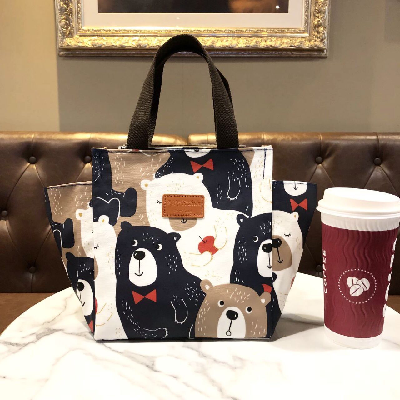 Korean Style Portable Versatile Fashion Cartoon Handbags
