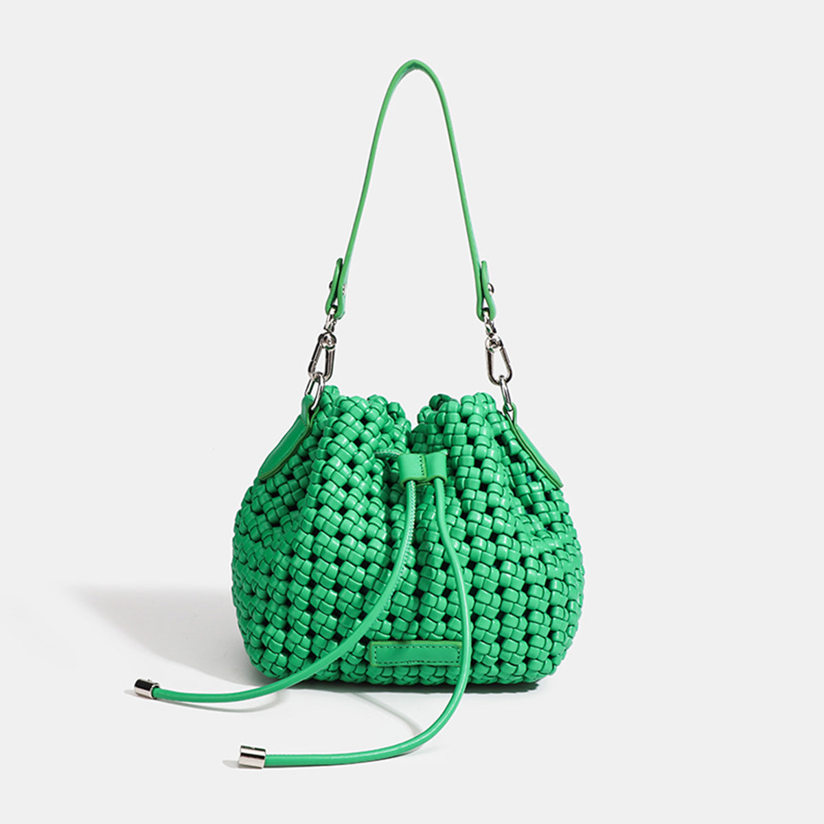 Women's Woven Drawstring Cross Body High-grade Bags