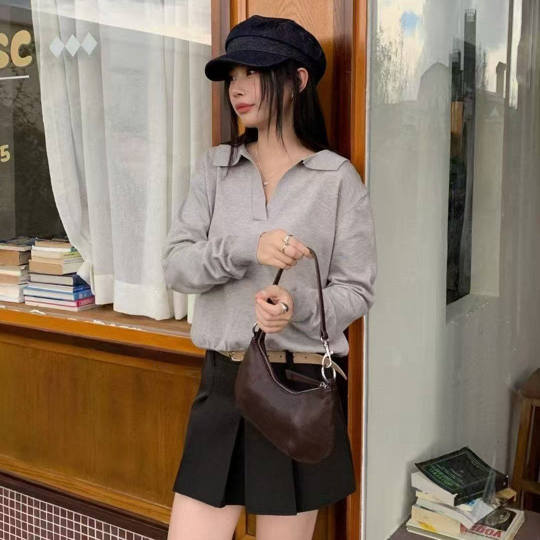 Pretty Dumpling High-grade Fashion Hand Carrying Armpit Bags