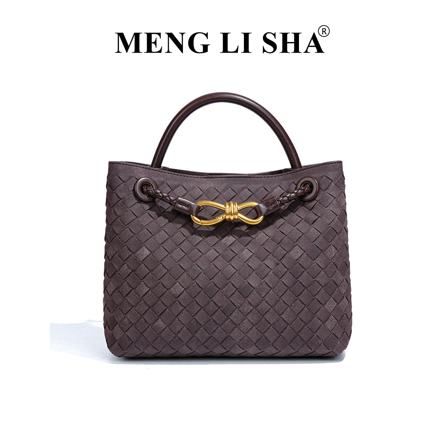 Cool Stylish Frosted High-grade Hand-woven Fashion Bags