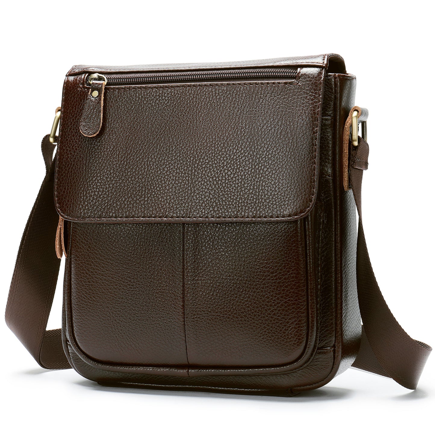 Men's Top Layer Cowhide Cover Type Men's Messenger Bags