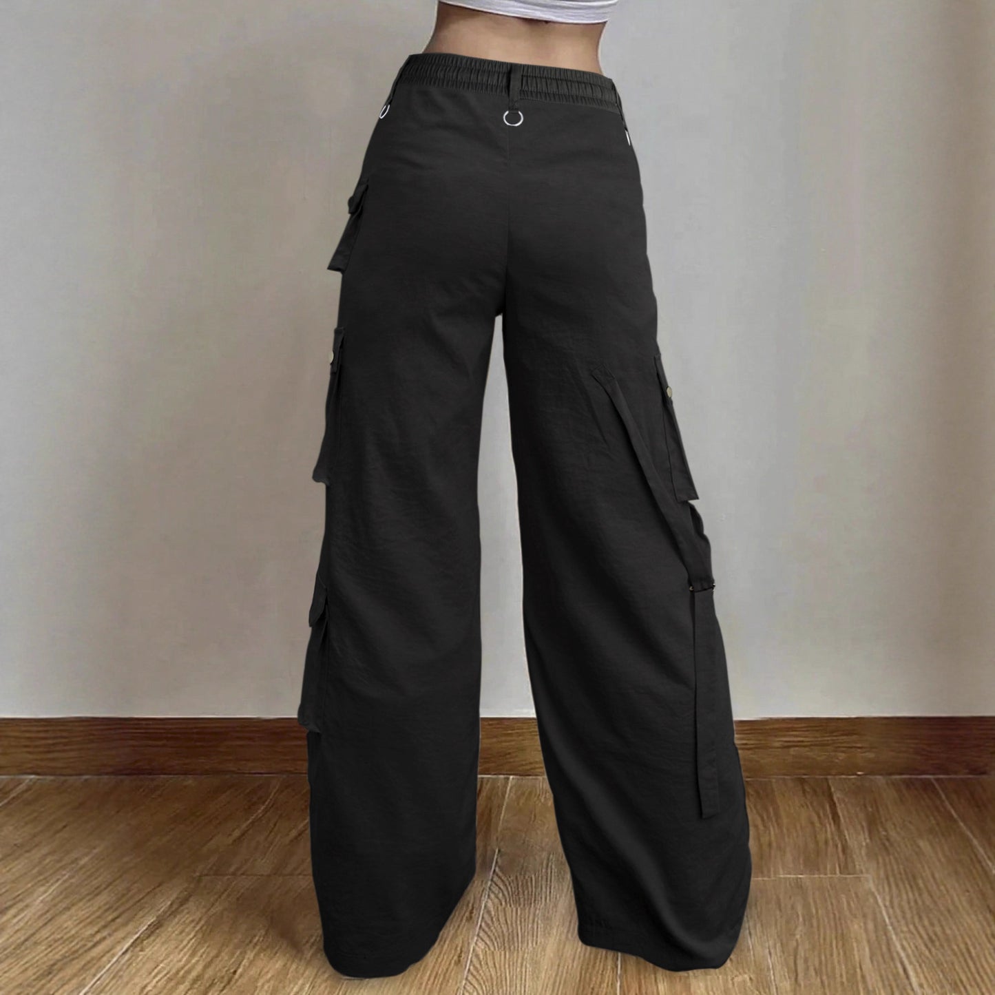 Women's Overalls Street Style Loose Wide Leg Pants