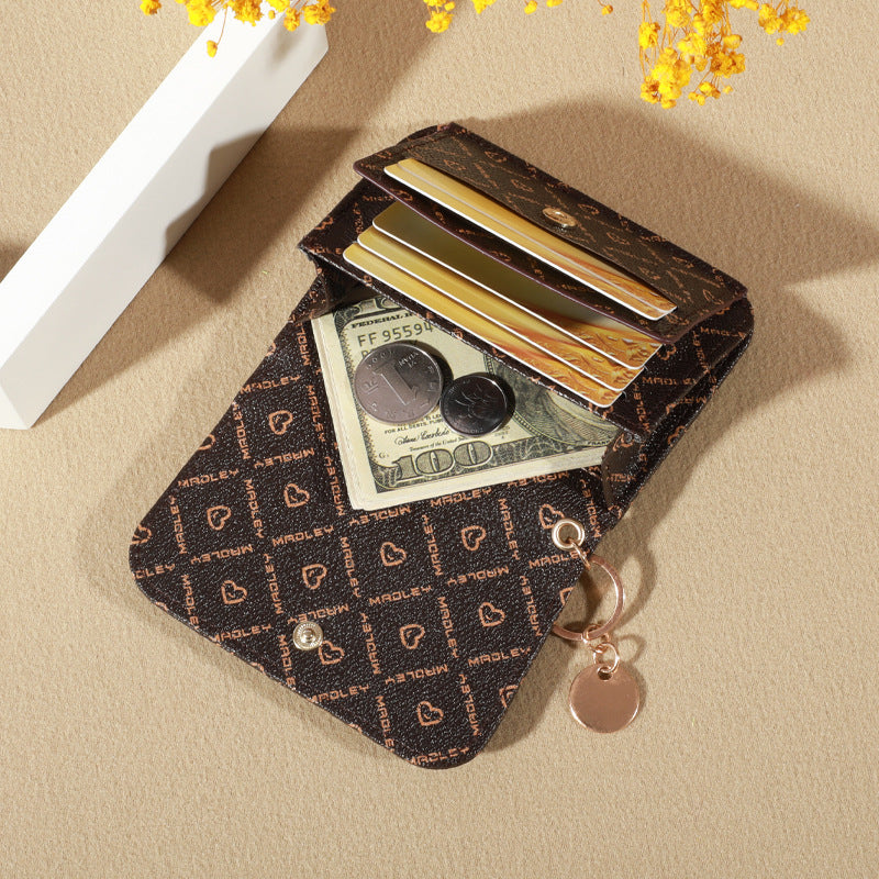 Women's Stylish Classic Printing Multifunctional Clutch Ladies Wallets